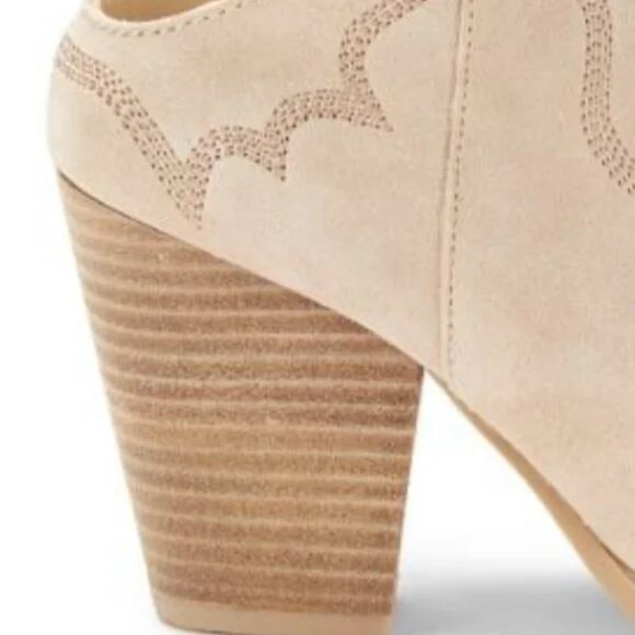 NEW  DOLCE VITA Suzan GENUIN SUEDE ankle boots booties in Dune for women 252 - Picture 7 of 11